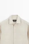 Massimo Dutti Regular Fit 100% Extra In Neutral