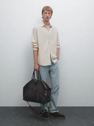 Massimo Dutti Regular In Neutral