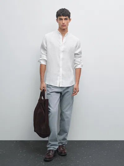 Massimo Dutti Regular In White