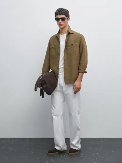 Massimo Dutti Relaxed In Brown