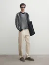 Massimo Dutti Jeans Relaxed-fit In Rostbraun