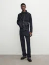 Massimo Dutti Jeans Im Relaxed-fit Set In Indigo