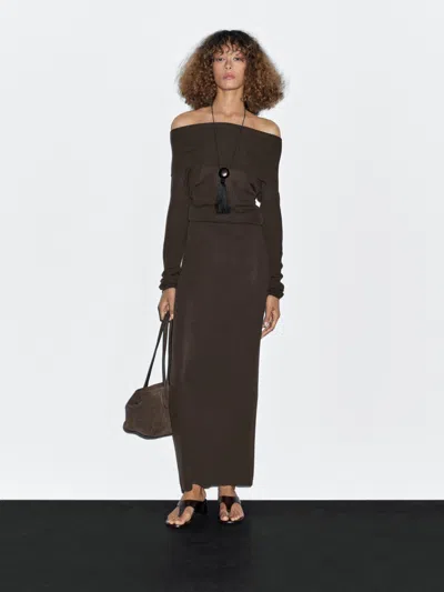 Massimo Dutti Ribbed Knit Sweater In Multi