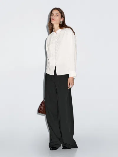 Massimo Dutti Round In White