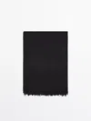 Massimo Dutti Rustikales Halstuch In Black