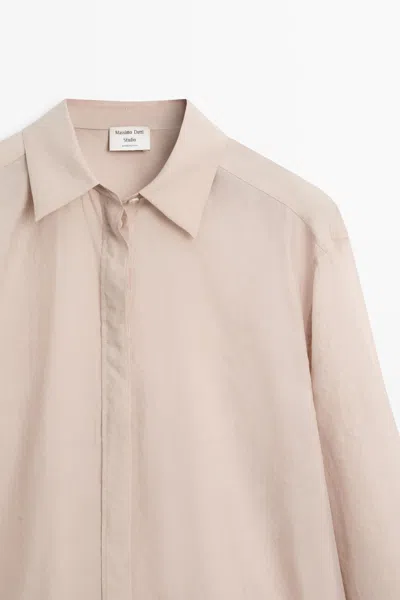 Massimo Dutti Semi In Pink