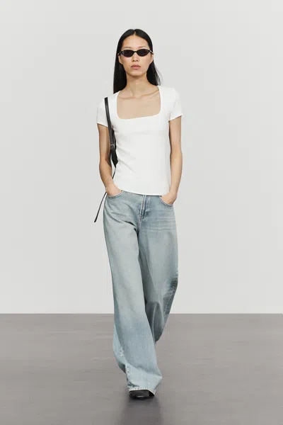 Massimo Dutti T In White
