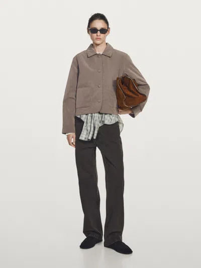 Massimo Dutti Short Water In Gray