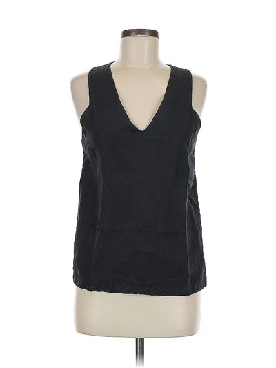 Pre-owned Massimo Dutti Sleeveless Blouse In Black