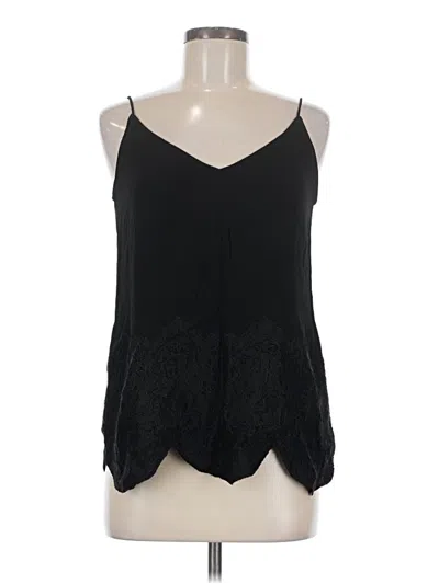 Pre-owned Massimo Dutti Sleeveless Blouse In Black