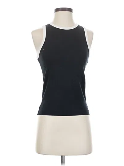 Pre-owned Massimo Dutti Sleeveless T-shirt In Black