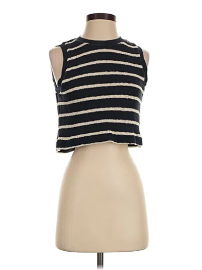 Pre-owned Massimo Dutti Sleeveless T-shirt In Black