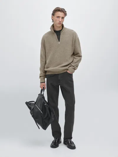 Massimo Dutti Slim Fit Jeans In Black