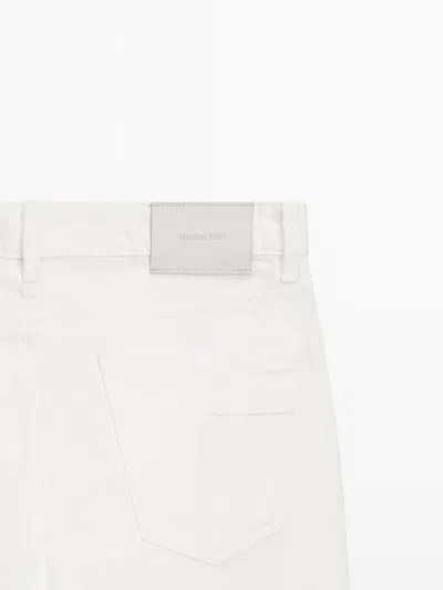 Massimo Dutti Slim Fit Jeans In Black