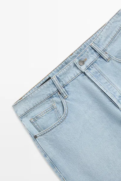 Massimo Dutti Slim Fit Jeans In Blue