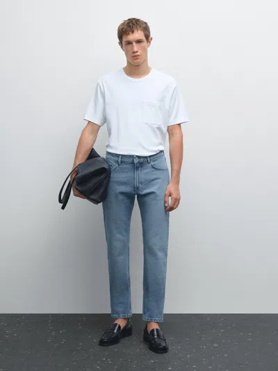 Massimo Dutti Slim Fit Jeans In Multi