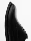 Massimo Dutti Smart Leather Shoes In Multi