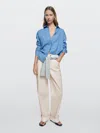 Massimo Dutti Straight In Blue