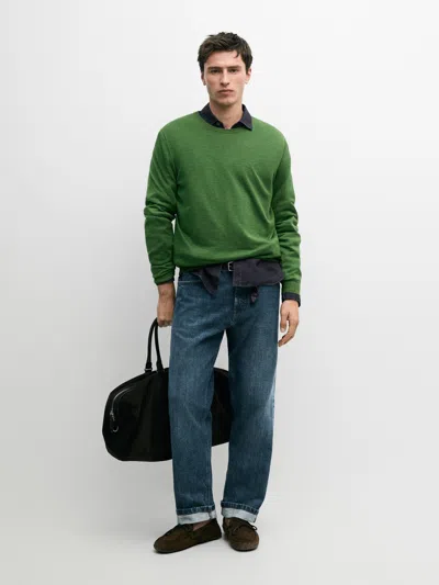Massimo Dutti Straight In Green