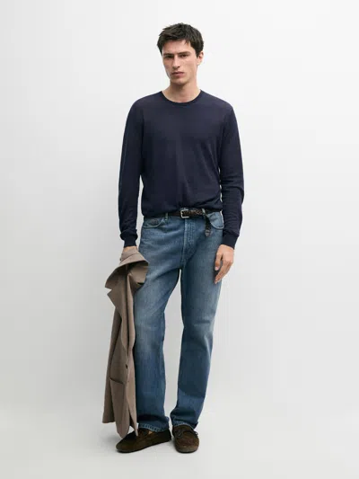 Massimo Dutti Straight In Purple