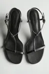 Massimo Dutti Strappy Mid In Black
