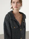 MASSIMO DUTTI STRICK-CARDIGAN MIT TASCHEN