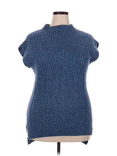 Pre-owned Massimo Dutti Sweater Vest In Blue