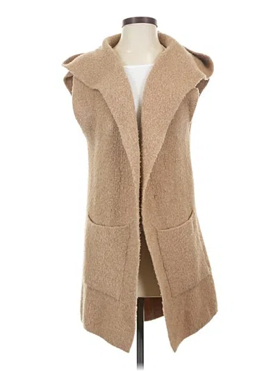 Pre-owned Massimo Dutti Sweater Vest In Tan
