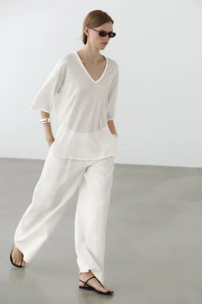 Massimo Dutti T In White