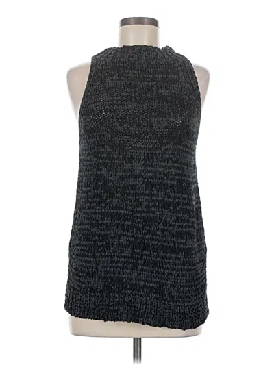 Pre-owned Massimo Dutti Tank Top Gray Turtleneck Tops