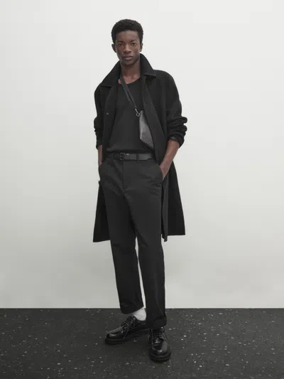 Massimo Dutti Tank Top In Schwarz