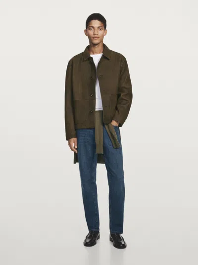Massimo Dutti Tapered Fit Jeans In Multi