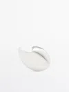 MASSIMO DUTTI TEARDROP BROOCH