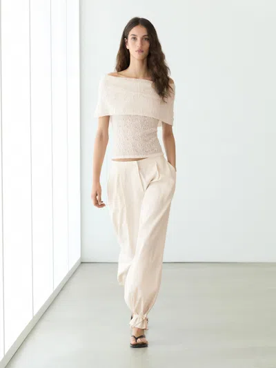 Massimo Dutti Top Strutturato Con Spalle Scoperte In Multi