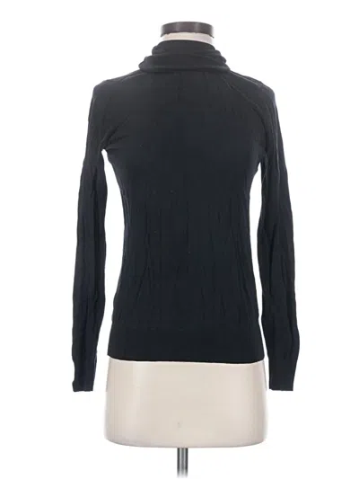 Pre-owned Massimo Dutti Turtleneck Sweater In Black