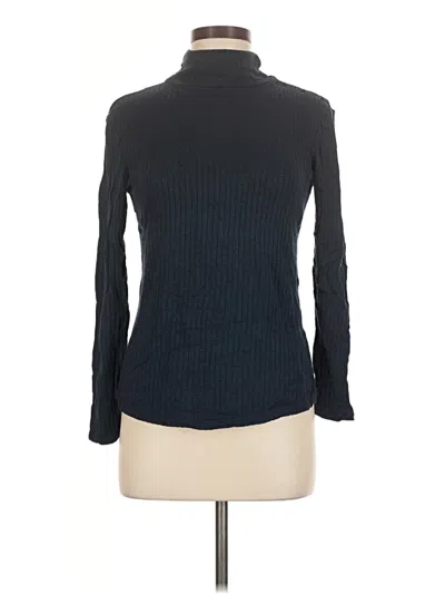 Pre-owned Massimo Dutti Turtleneck Sweater In Blue