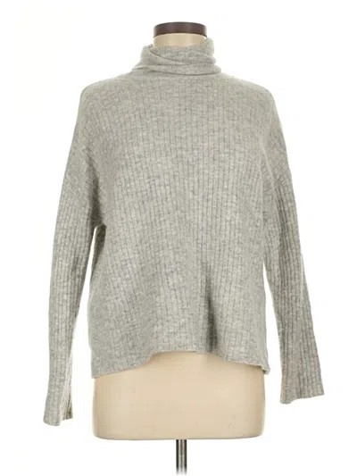 Pre-owned Massimo Dutti Turtleneck Sweater In Gray