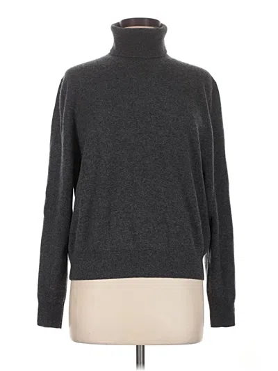 Pre-owned Massimo Dutti Turtleneck Sweater In Gray