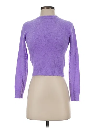 Pre-owned Massimo Dutti Turtleneck Sweater In Purple