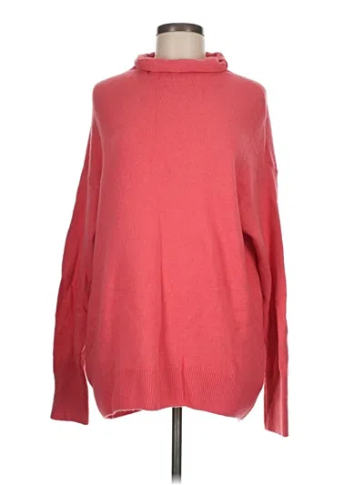 Pre-owned Massimo Dutti Turtleneck Sweater In Red