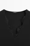 Massimo Dutti V In Black