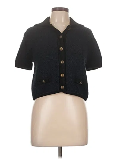 Pre-owned Massimo Dutti Vest In Blue
