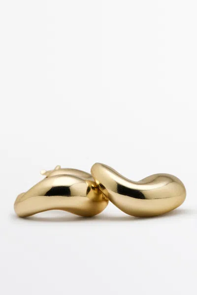 Voluminous Hoop Earrings In Gold from Massimo Dutti