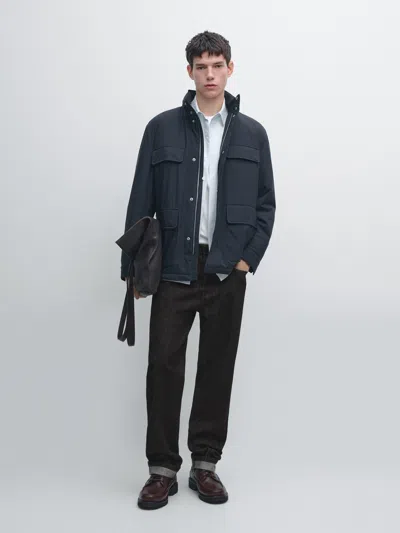 Massimo Dutti Water In Blue