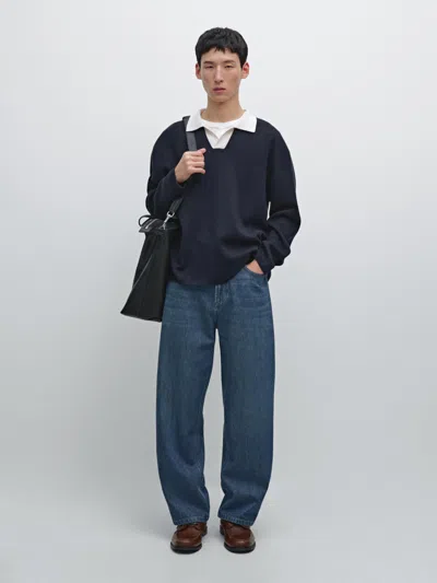 Massimo Dutti Wide In Black