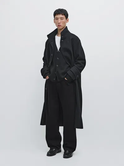 Massimo Dutti Wide In Black