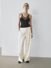 Massimo Dutti Wide In White