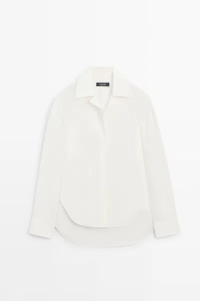 Massimo Dutti In White