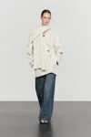 Massimo Dutti Wool In Beige
