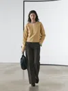 Massimo Dutti Wool Blend Knit Sweater In Multi